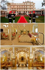 The Shahi Mahal Suite at Raj Palace Hotel, India